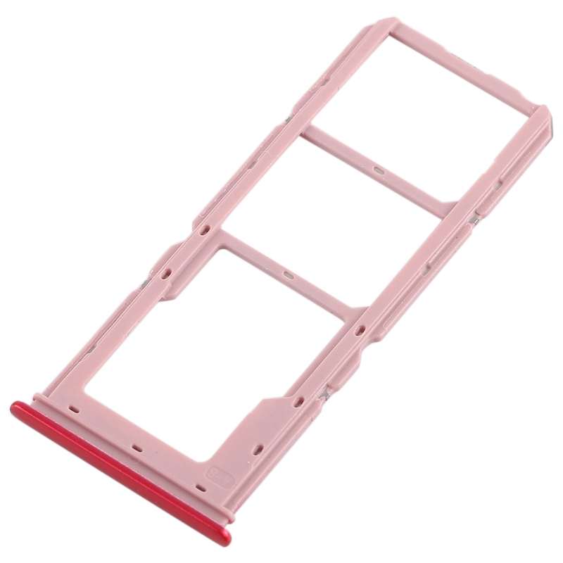 For Vivo Y93 2 x SIM Card Tray + Micro SD Card Tray (Black)