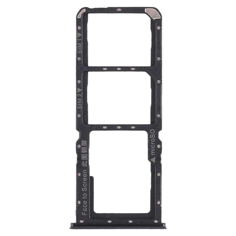 For OPPO A7x / F9 / F9 Pro / Realme 2 Pro 2 x SIM Card Tray + Micro SD Card Tray (Purple)