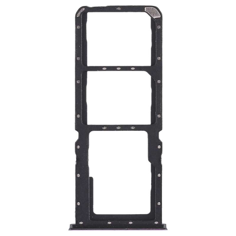 For OPPO A7x / F9 / F9 Pro / Realme 2 Pro 2 x SIM Card Tray + Micro SD Card Tray (Purple)