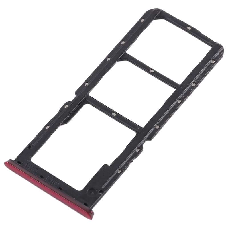 For OPPO A7x / F9 / F9 Pro / Realme 2 Pro 2 x SIM Card Tray + Micro SD Card Tray (Purple)