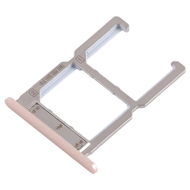 For Vivo X6S 2 x SIM Card Tray (Gold)