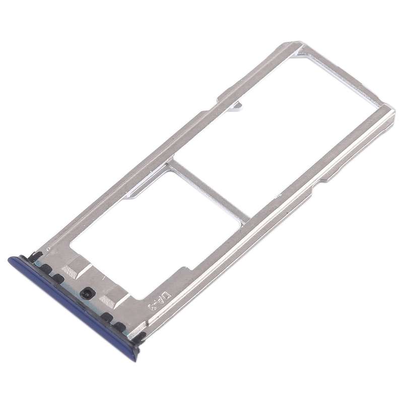 For OPPO A79 2 x SIM Card Tray + Micro SD Card Tray (Black)