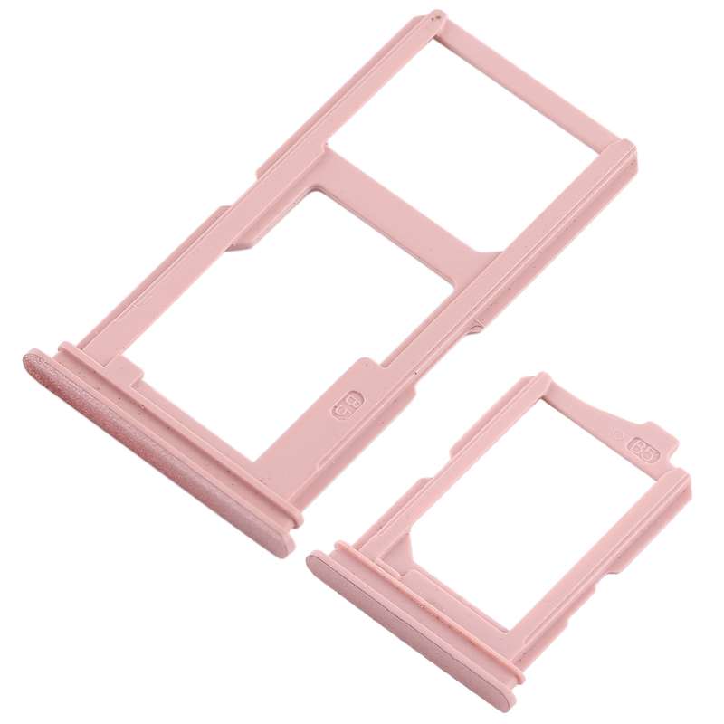 For Vivo Y66 2 x SIM Card Tray + Micro SD Card Tray (Black)