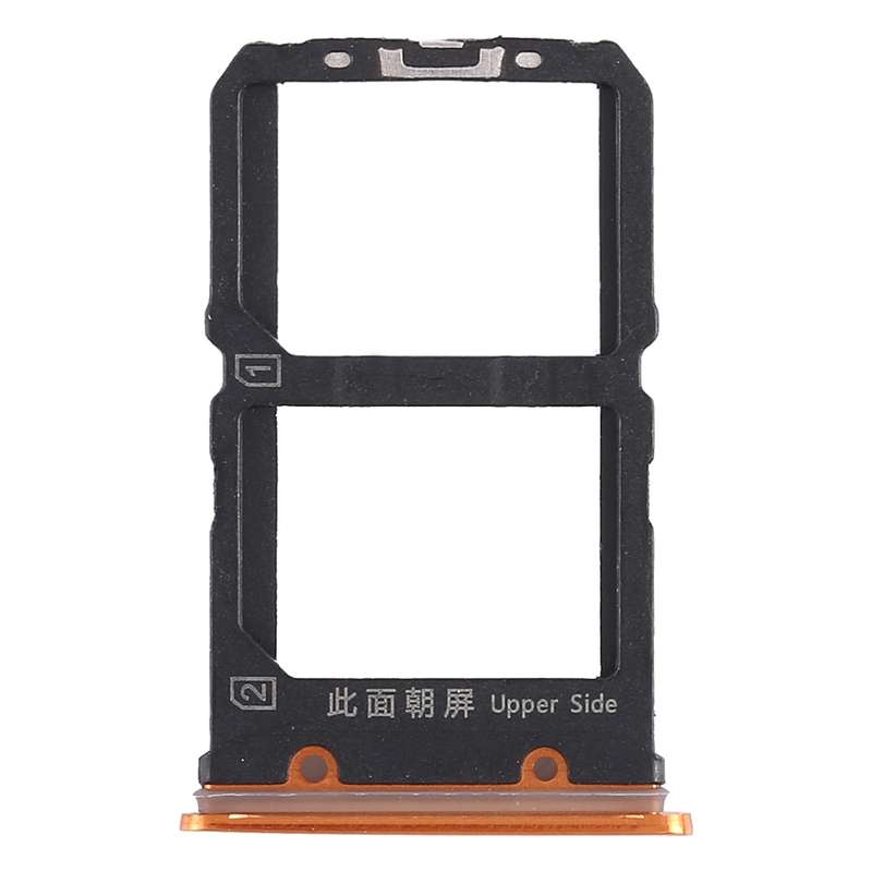 For Vivo X23 2 x SIM Card Tray (Black)