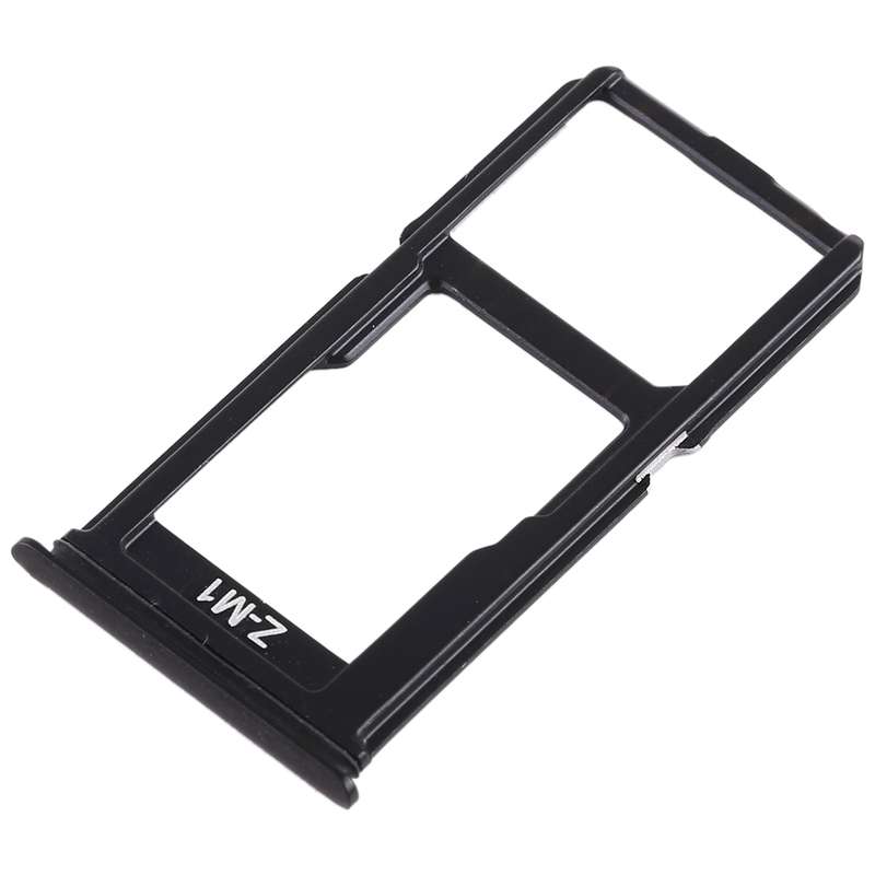 For Vivo X20 SIM Card Tray + SIM Card Tray / Micro SD Card Tray (Black)