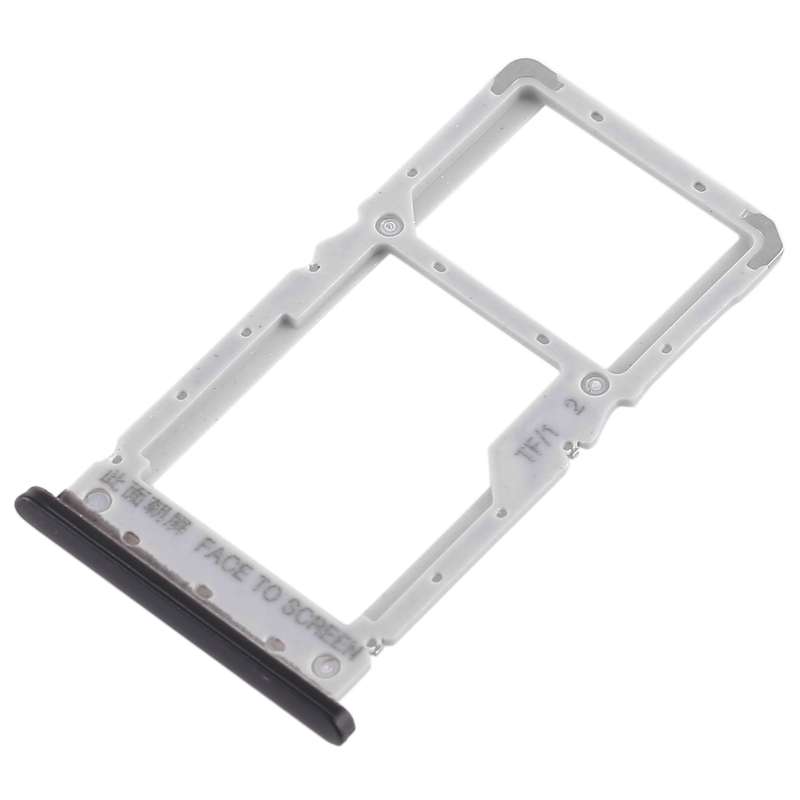 SIM Card Tray + SIM Card Tray / Micro SD Card Tray for Xiaomi Redmi Note 6 Pro (Black)