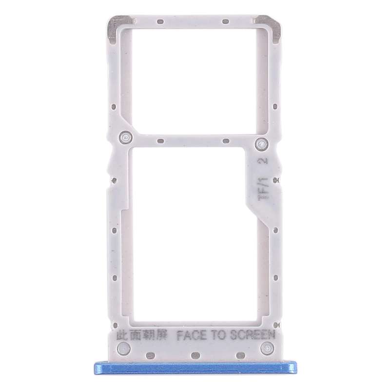 SIM Card Tray + SIM Card Tray / Micro SD Card Tray for Xiaomi Redmi Note 6 Pro (Black)