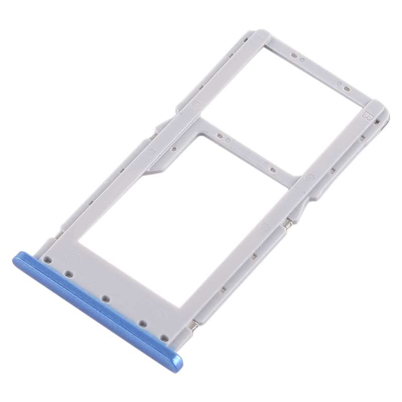 SIM Card Tray + SIM Card Tray / Micro SD Card Tray for Xiaomi Redmi Note 6 Pro (Black)