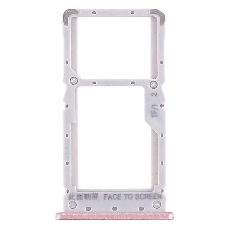 SIM Card Tray + SIM Card Tray / Micro SD Card Tray for Xiaomi Redmi Note 6 Pro (Black)