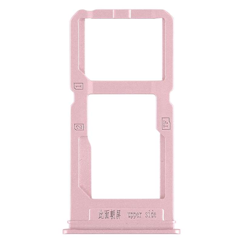 For Vivo X20 Plus SIM Card Tray + SIM Card Tray / Micro SD Card Tray (Black)