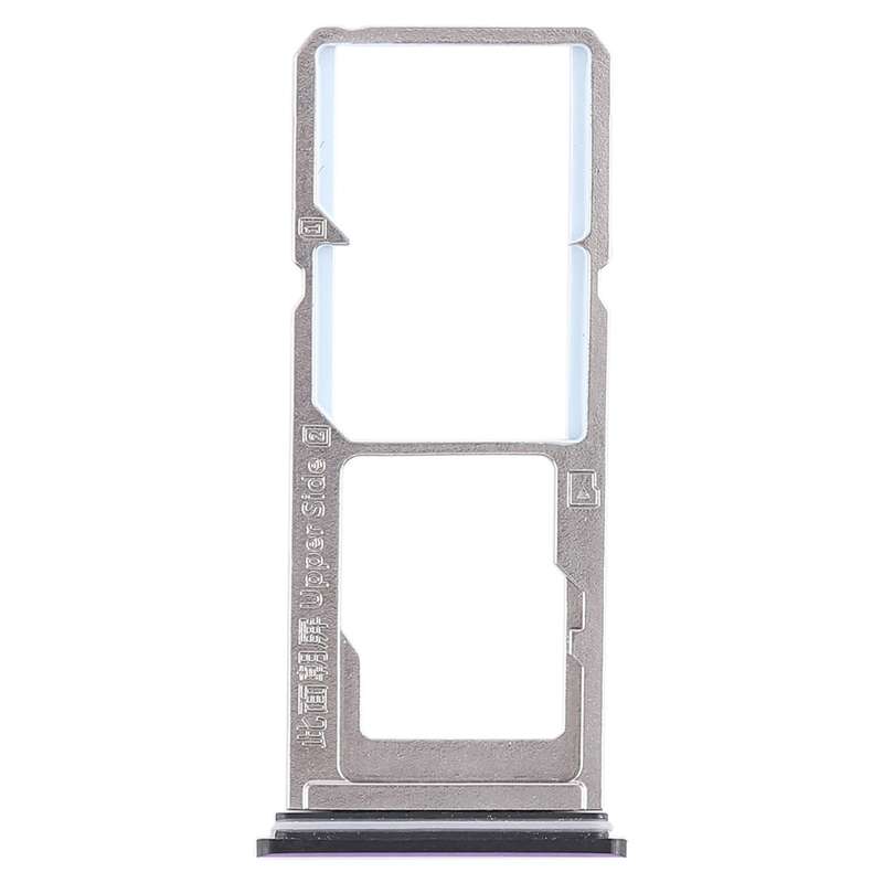 For Vivo Z1 2 x SIM Card Tray + Micro SD Card Tray (Blue)