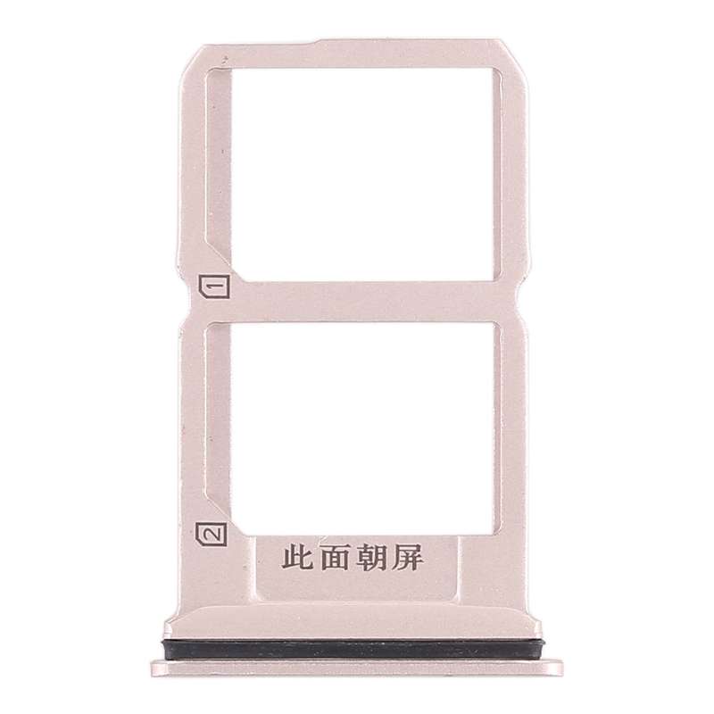 For Vivo X9s Plus 2 x SIM Card Tray (Black)