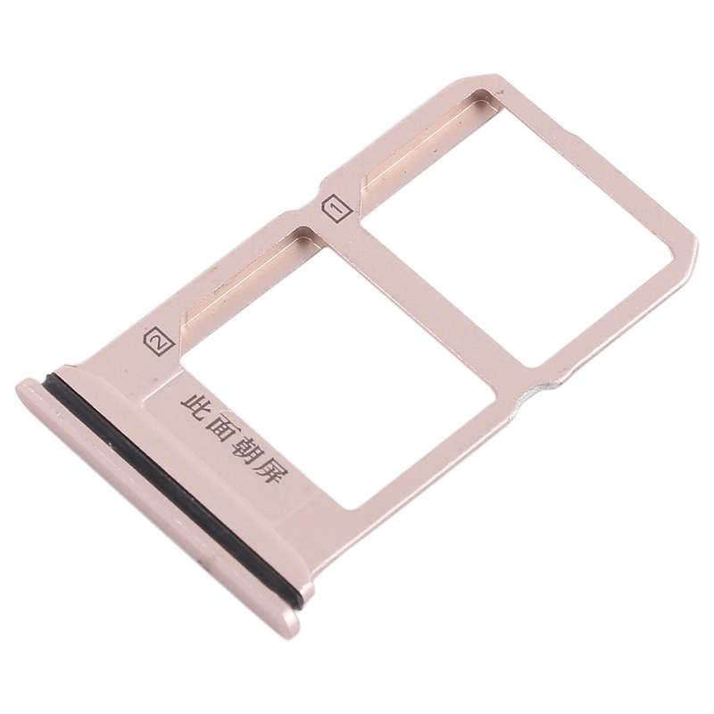 For Vivo X9s Plus 2 x SIM Card Tray (Black)