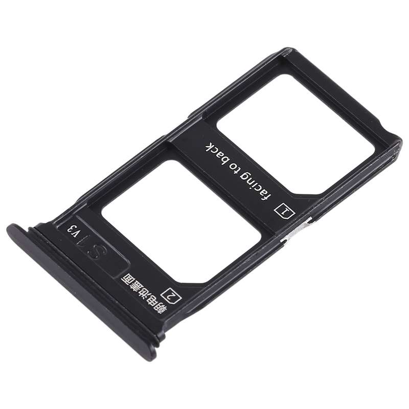 For Vivo X9 Plus 2 x SIM Card Tray (Black)