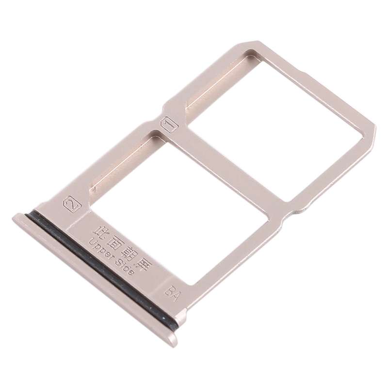 For Vivo X9s 2 x SIM Card Tray (Black)