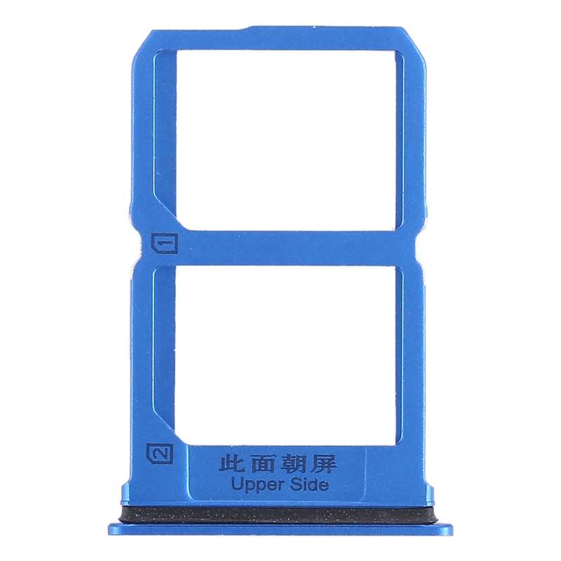 For Vivo X9s 2 x SIM Card Tray (Black)