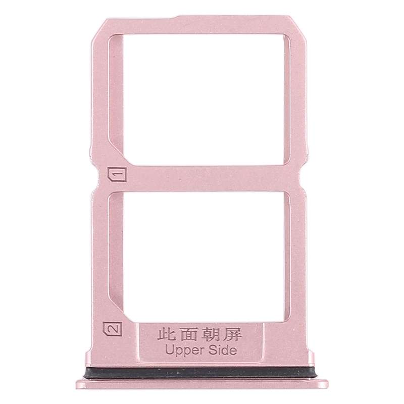 For Vivo X9s 2 x SIM Card Tray (Black)