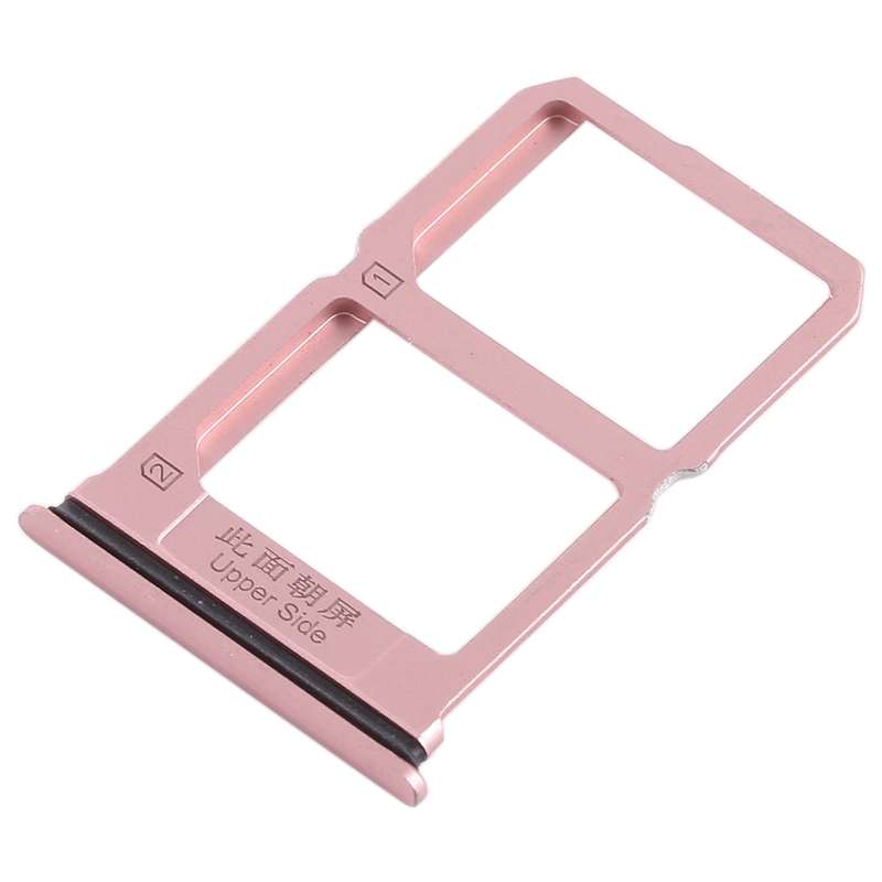 For Vivo X9s 2 x SIM Card Tray (Black)