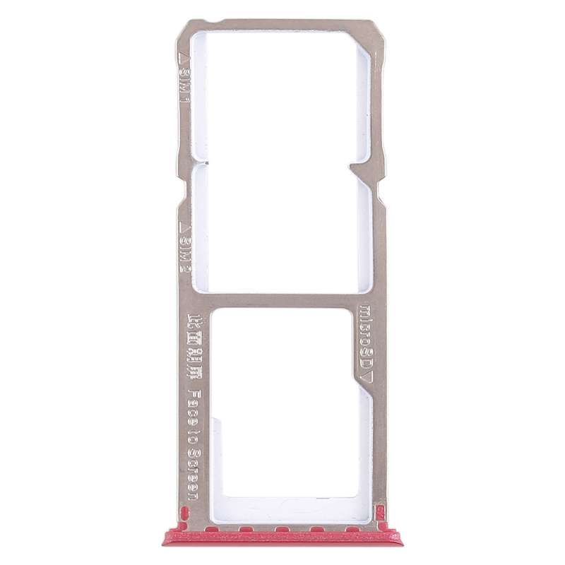 For OPPO A1 2 x SIM Card Tray + Micro SD Card Tray (Blue)