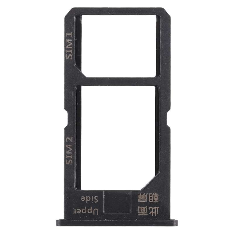 For Vivo Y55 2 x SIM Card Tray (Black)