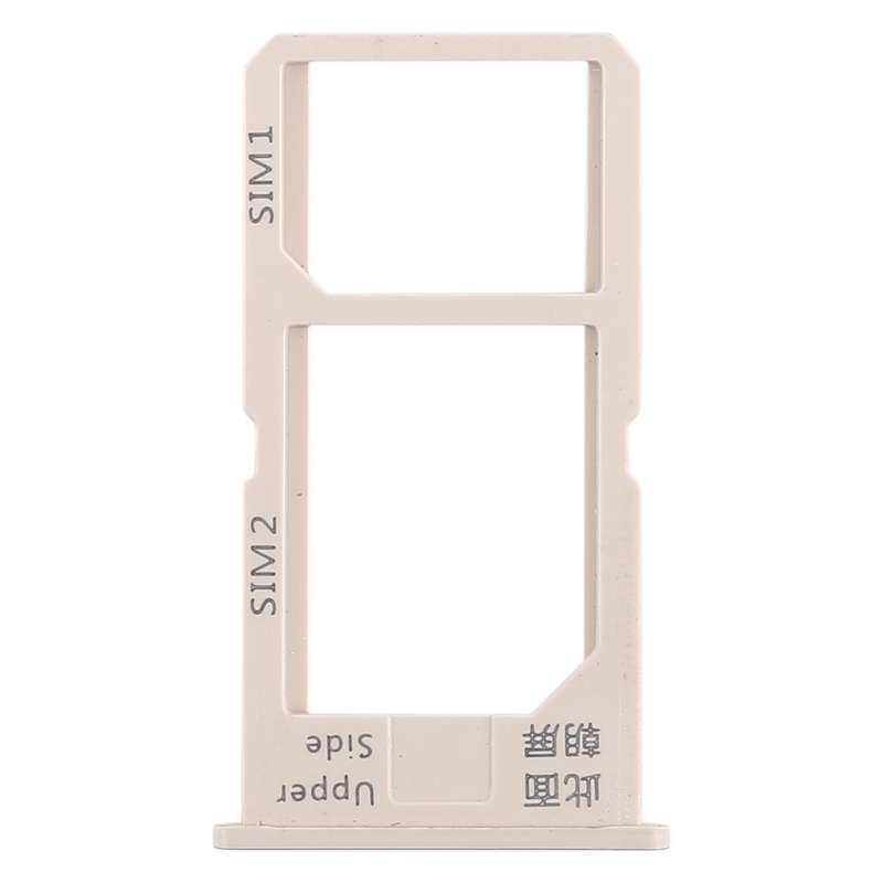 For Vivo Y55 2 x SIM Card Tray (Black)