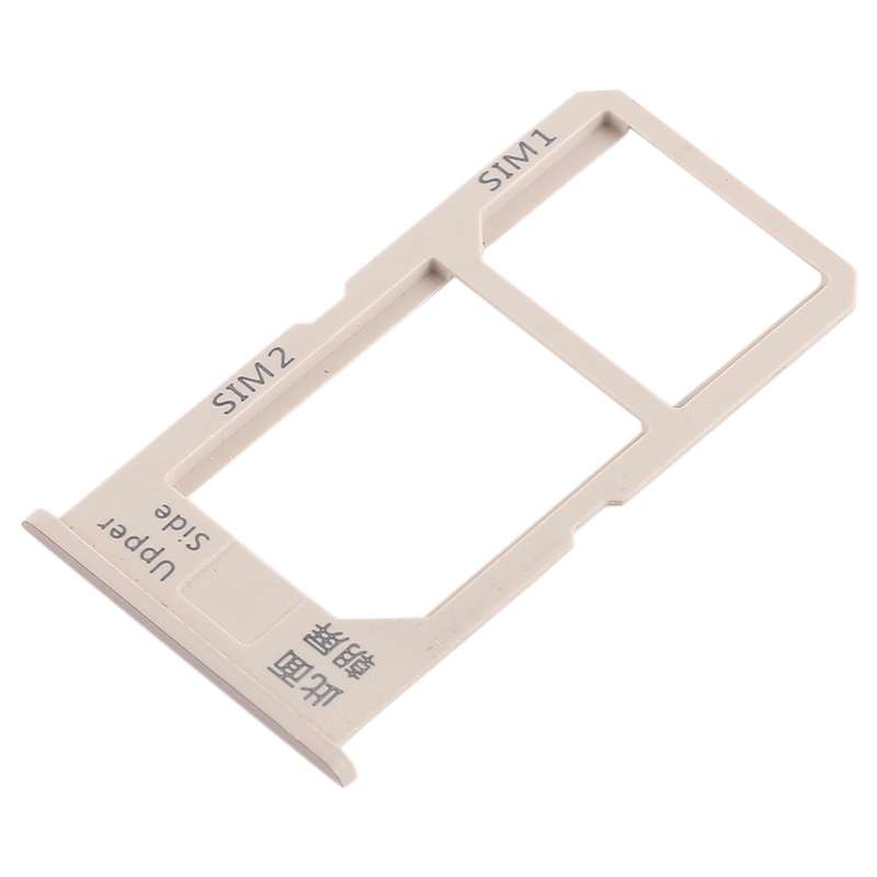 For Vivo Y55 2 x SIM Card Tray (Black)
