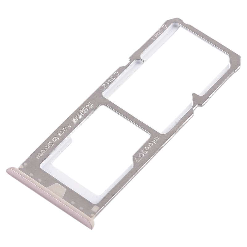 For OPPO A73 / F5 2 x SIM Card Tray + Micro SD Card Tray (Black)