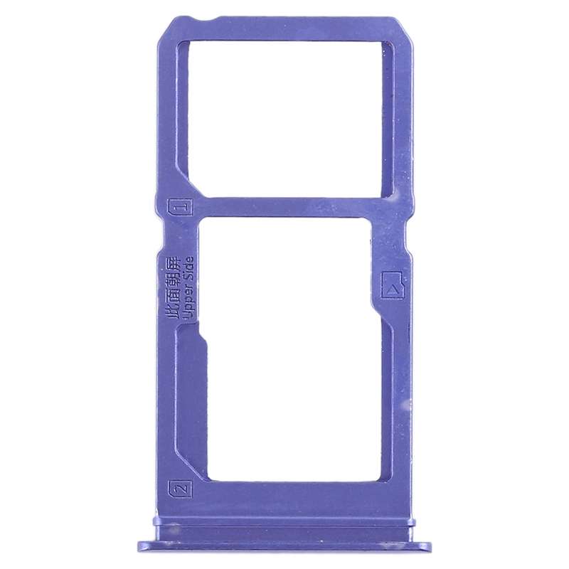 For Vivo X21i SIM Card Tray + SIM Card Tray / Micro SD Card Tray (Silver)