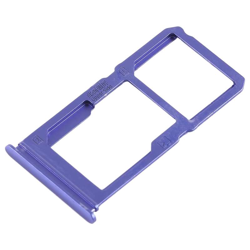 For Vivo X21i SIM Card Tray + SIM Card Tray / Micro SD Card Tray (Silver)