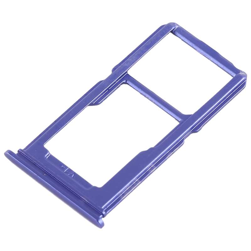 For Vivo X21i SIM Card Tray + SIM Card Tray / Micro SD Card Tray (Blue)