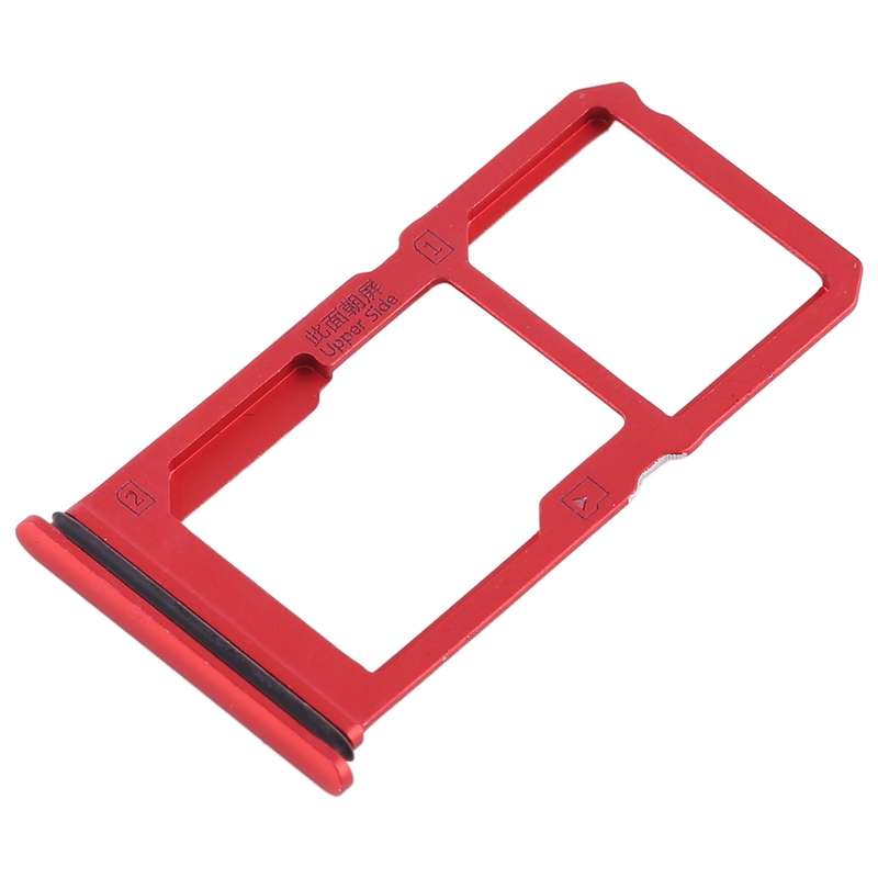 For Vivo X21i SIM Card Tray + SIM Card Tray / Micro SD Card Tray (Silver)