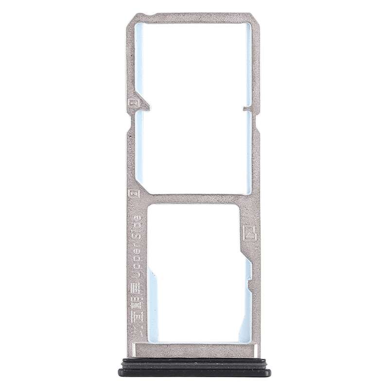 For Vivo Y69 2 x SIM Card Tray + Micro SD Card Tray (Black)