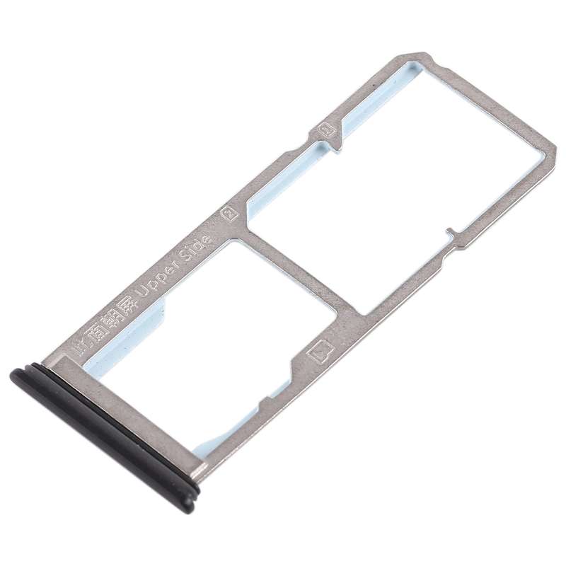 For Vivo Y69 2 x SIM Card Tray + Micro SD Card Tray (Black)