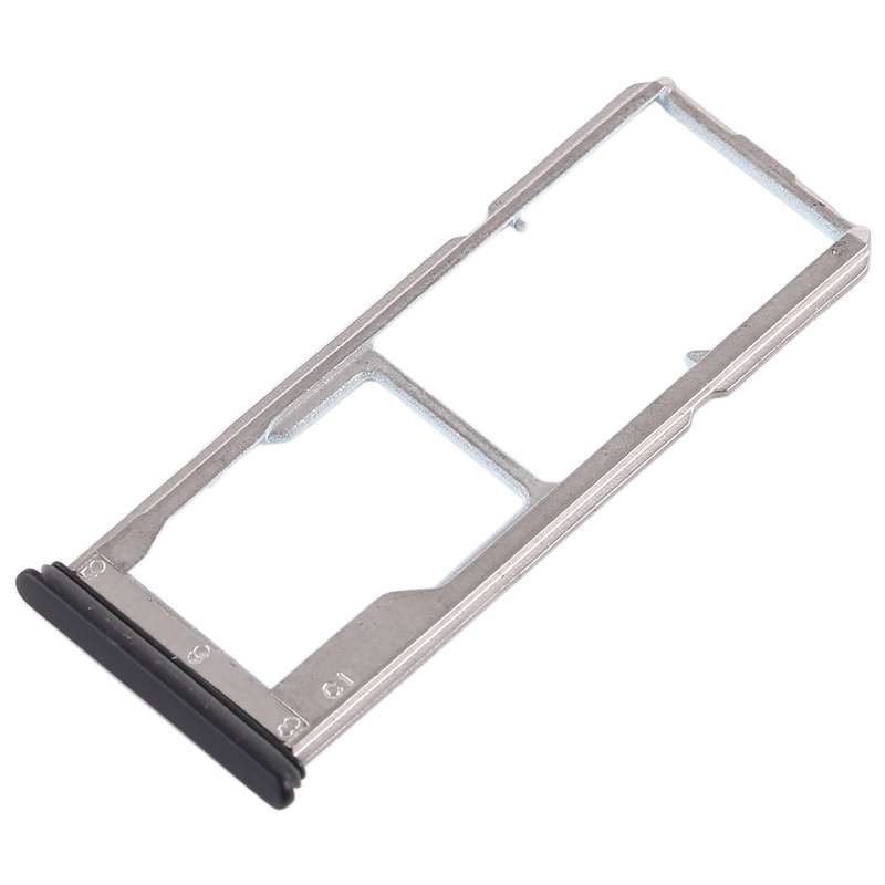 For Vivo Y69 2 x SIM Card Tray + Micro SD Card Tray (Black)