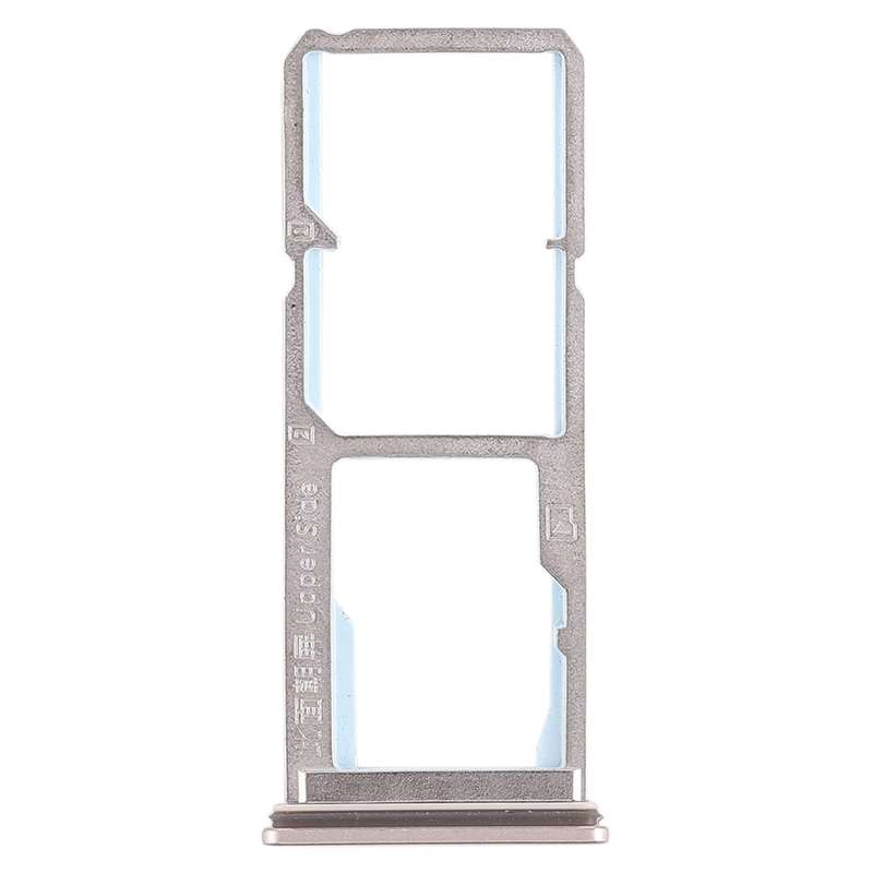 For Vivo Y69 2 x SIM Card Tray + Micro SD Card Tray (Black)