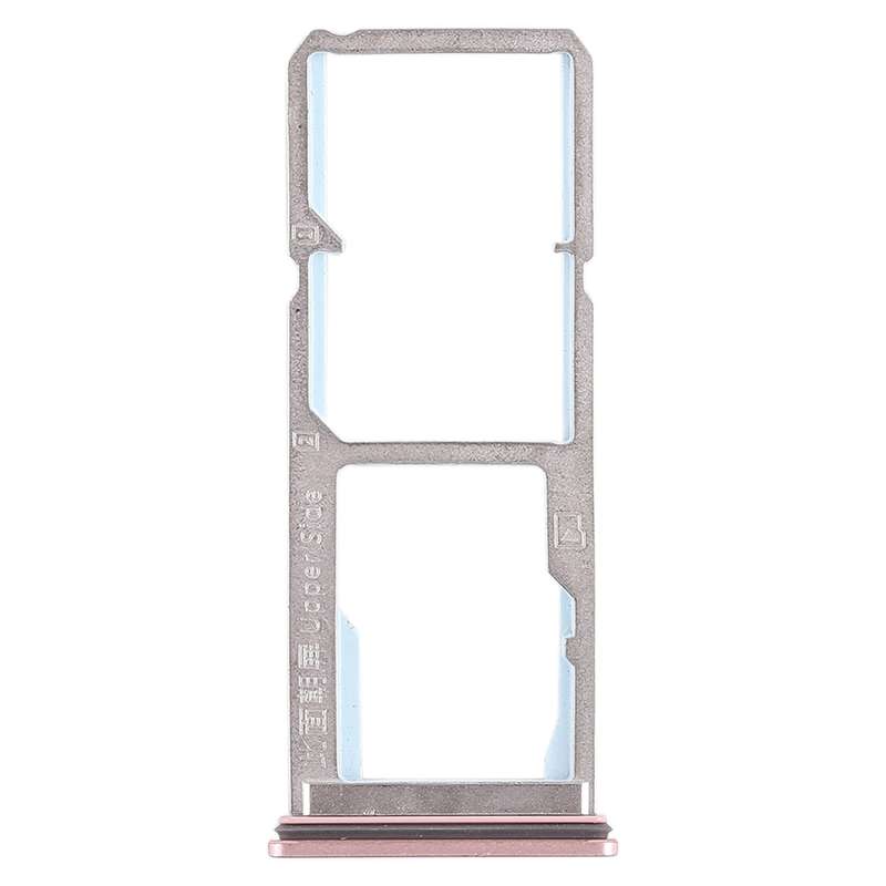 For Vivo Y69 2 x SIM Card Tray + Micro SD Card Tray (Black)