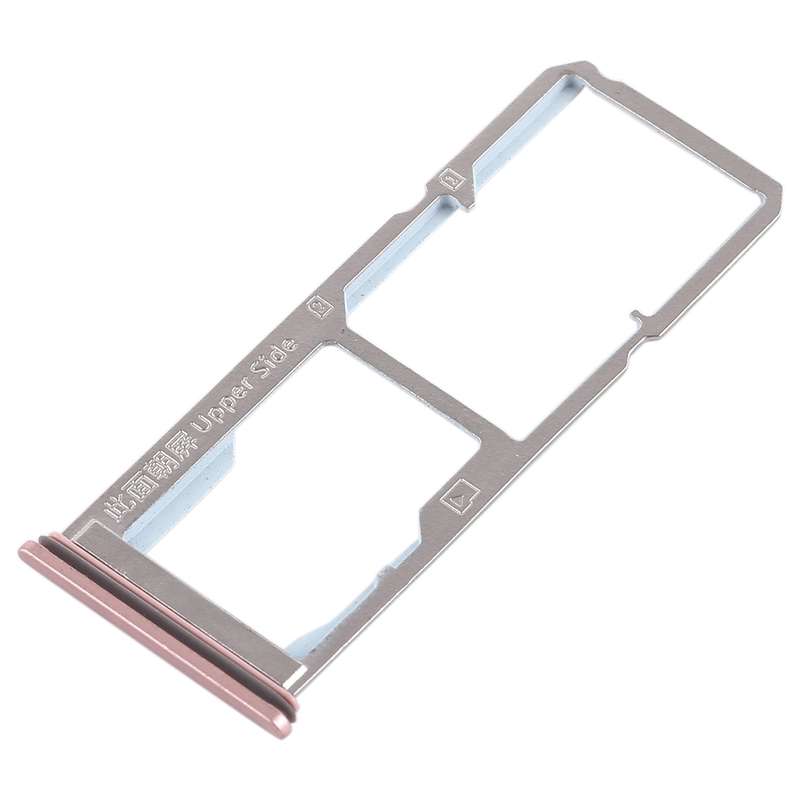 For Vivo Y69 2 x SIM Card Tray + Micro SD Card Tray (Black)