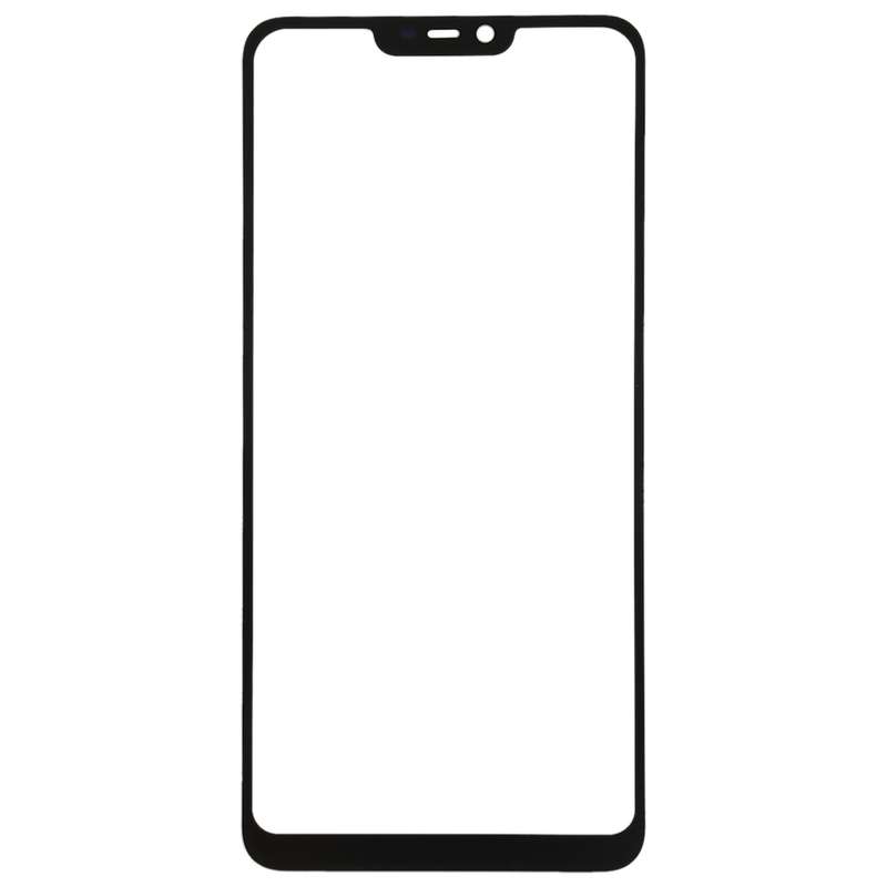 For OPPO A5 / A3s Front Screen Outer Glass Lens (Black)
