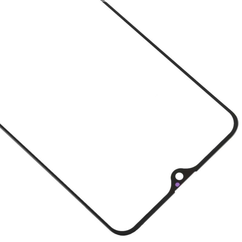 For OPPO A5 / A3s Front Screen Outer Glass Lens (Black)