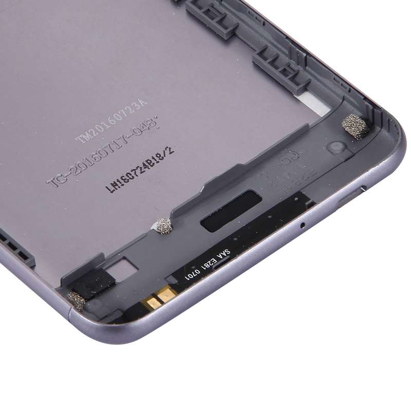 Aluminium Alloy Back Battery Cover for ASUS ZenFone 3 Max / ZC520TL(Black)
