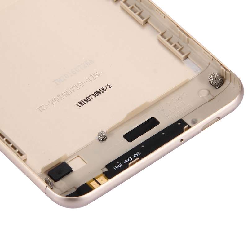 Aluminium Alloy Back Battery Cover for ASUS ZenFone 3 Max / ZC520TL(Black)