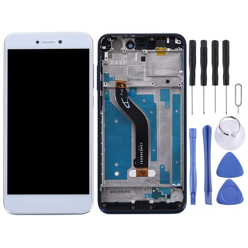 OEM LCD Screen for Huawei P8 Lite (2017) Digitizer Full Assembly with Frame (Gold)