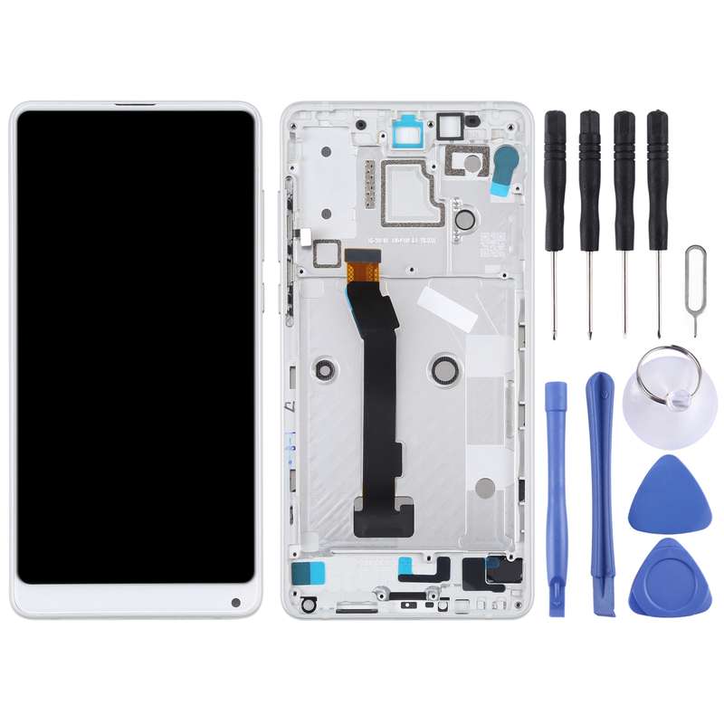 TFT LCD Screen for Xiaomi MI Mix 2S Digitizer Full Assembly with Frame(Black)
