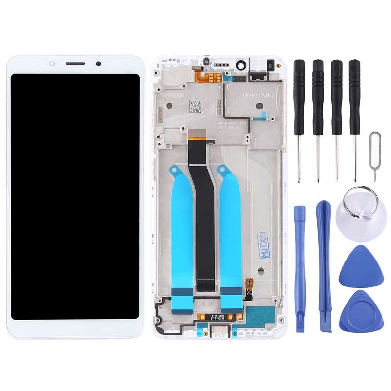 TFT LCD Screen for Xiaomi Redmi 6A / Redmi 6 Digitizer Full Assembly with Frame(Black)