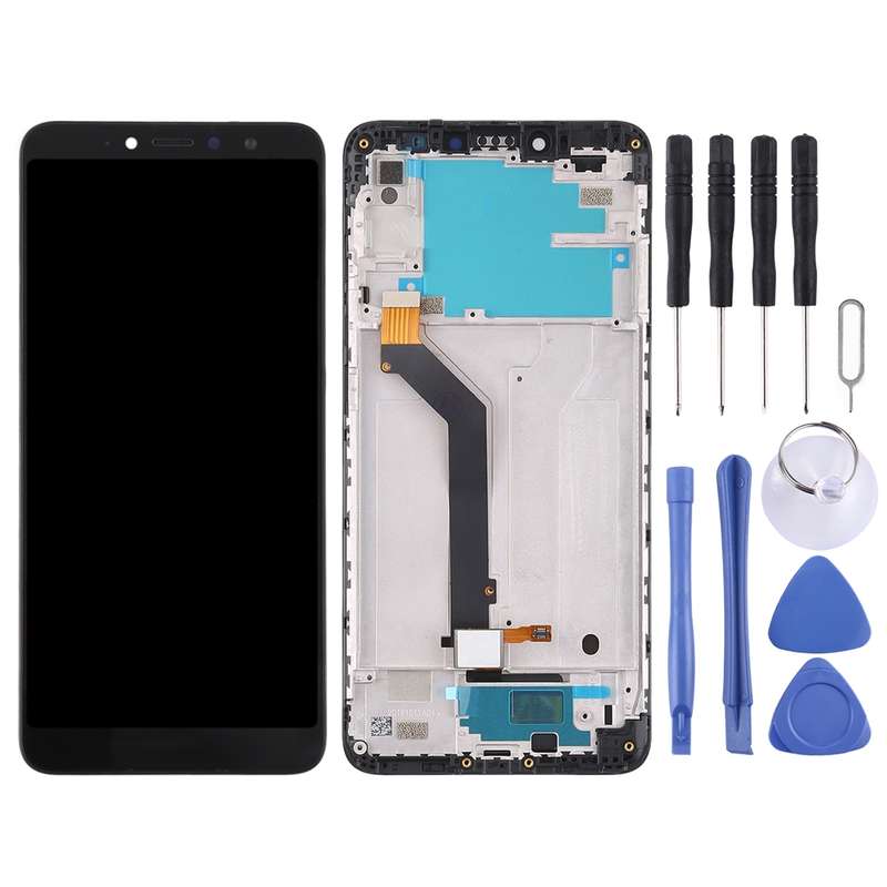 TFT LCD Screen for Xiaomi Redmi S2 / Y2 Digitizer Full Assembly with Frame(Black)