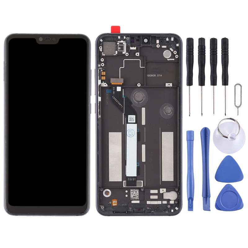 TFT LCD Screen for Xiaomi Mi 8 Lite Digitizer Full Assembly with Frame(Black)