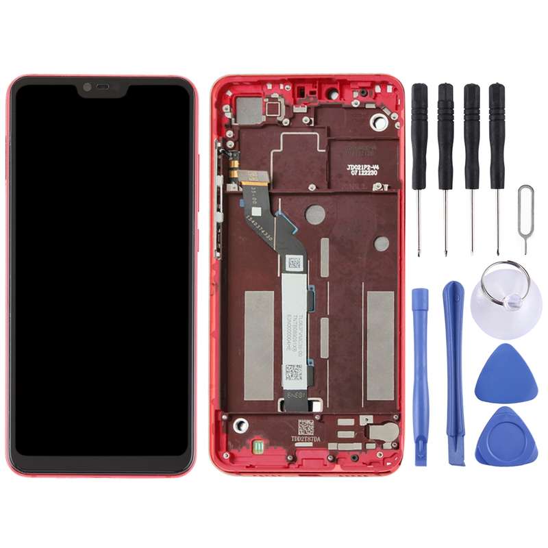TFT LCD Screen for Xiaomi Mi 8 Lite Digitizer Full Assembly with Frame(Blue)