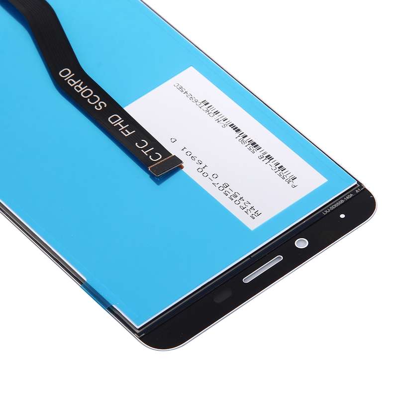 For OnePlus 6 Frosted Battery Back Cover with Camera Lens (Black)