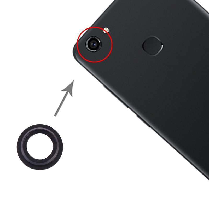 For Vivo Y75 10pcs Camera Lens Cover (Black)