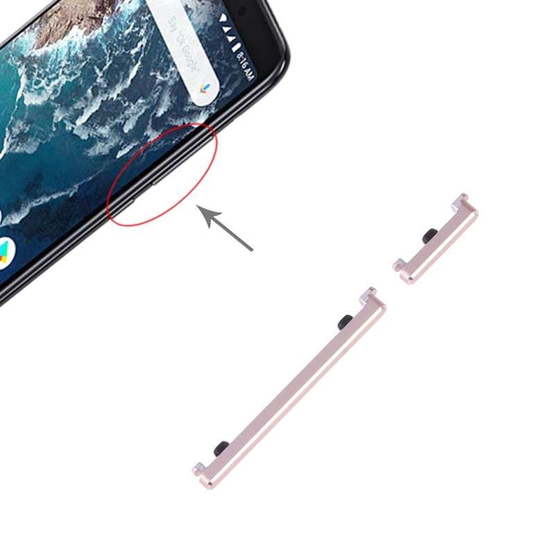 Power Button and Volume Control Button for Xiaomi Mi 6X / A2(Black)